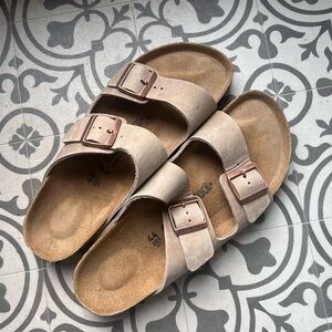 Birkenstock Arizona- Tobacco Brown Oiled Leather EU44